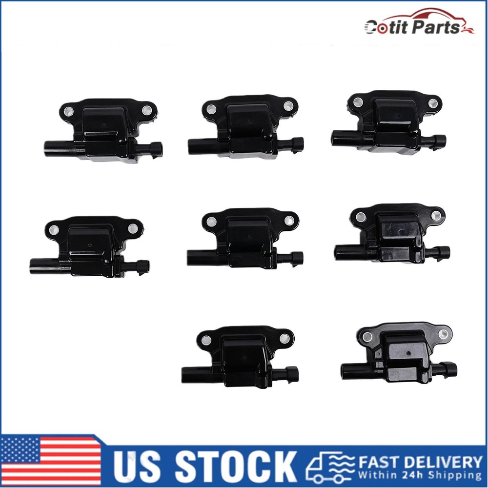 8X OEM Ignition Coils for Chevrolet Silverado 1500 GMC Cadillac Escalade Camaro