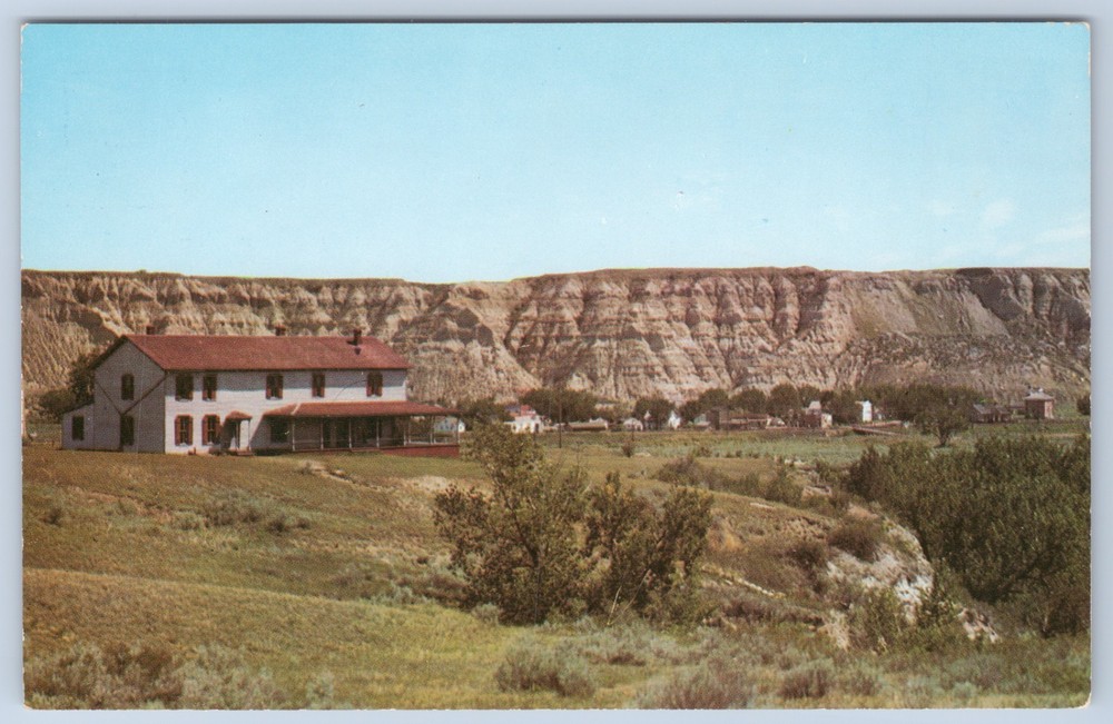 North Dakota Medora Chateau de Mores Chrome Postcard