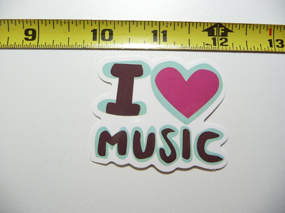 Music Lover Decal Sticker for Band Fans and Song Appreciation