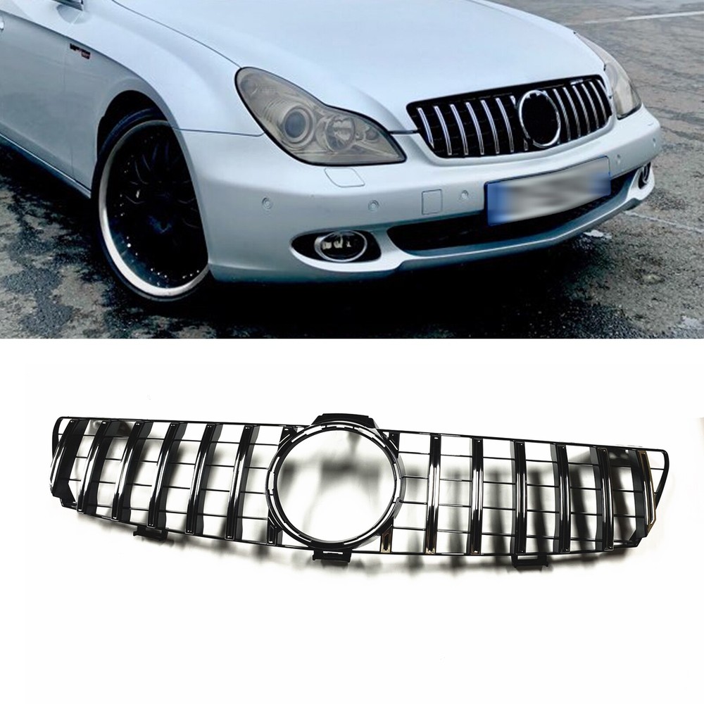 GT Style Front Grille Grill For Mercedes Benz W219 CLS350 CLS500 CLS600 2005-08