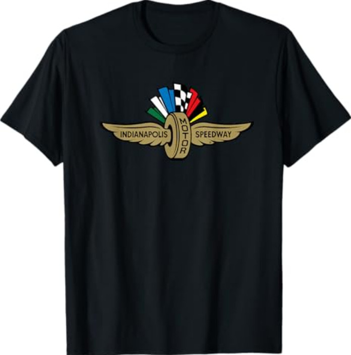 Indy 500 Indianapolis Motor Sport Chest Full Color Logo T-Shirt