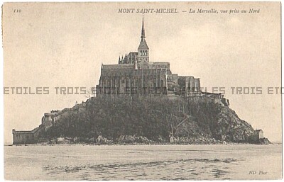Mont Saint-Michel 1906 Postcard