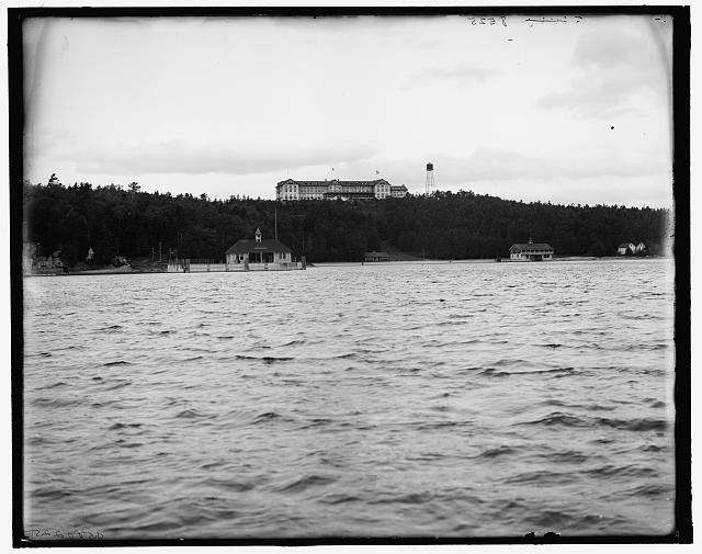 Photo:Hotel Champlain from the lake, N.Y., Bluff Point