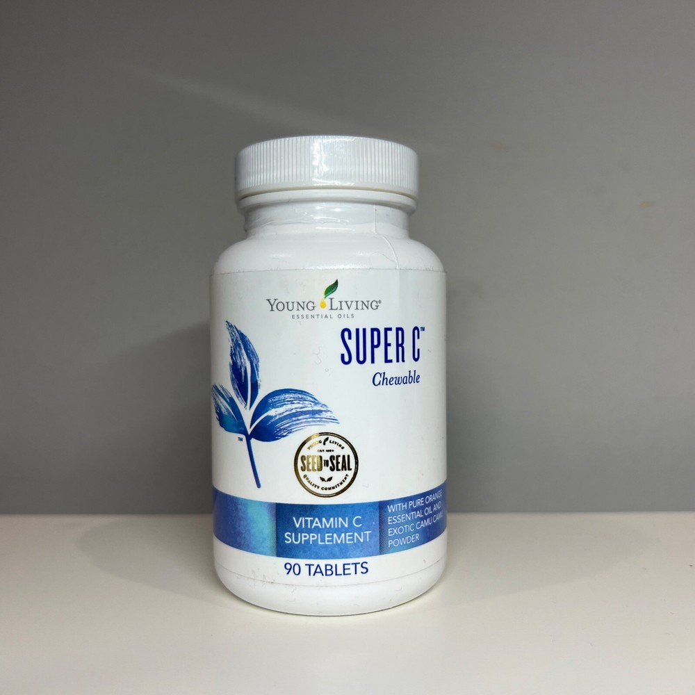 NEW SEALED!! Young Living Super C Vitamin C Supplement 90 Chewable Tablets