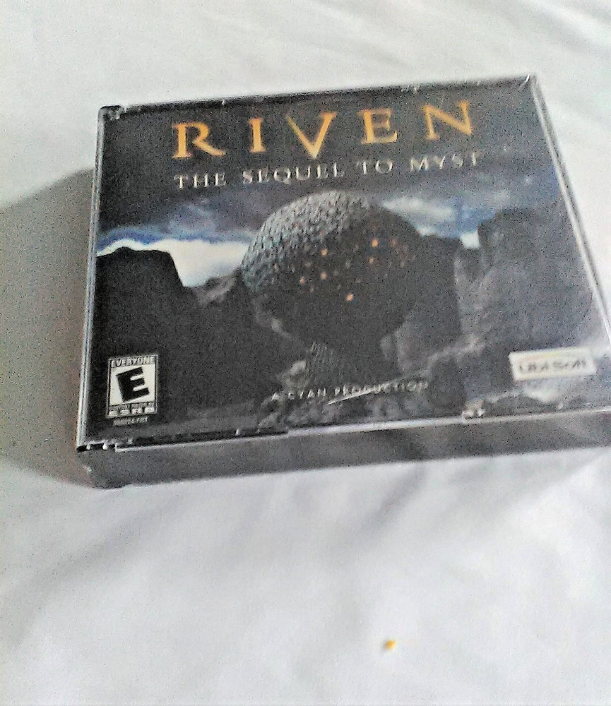 Riven The Sequel to Myst Windows Mac PC CD ROM with Manual/5 Discs- New unopened