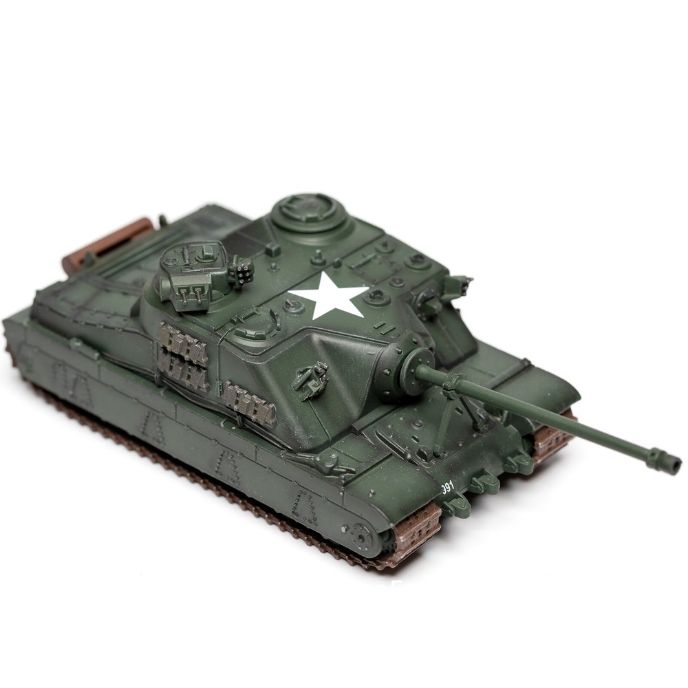 14cm Diecast Alloy 1/72 WWII British Army A39 Tortoise Tank Model Display