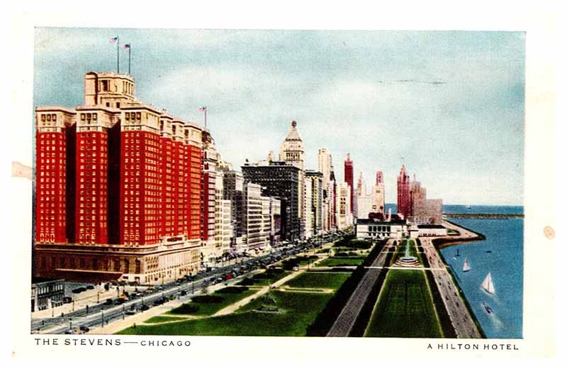 Postcard HOTEL SCENE Chicago Illinois IL m/09 AT7326