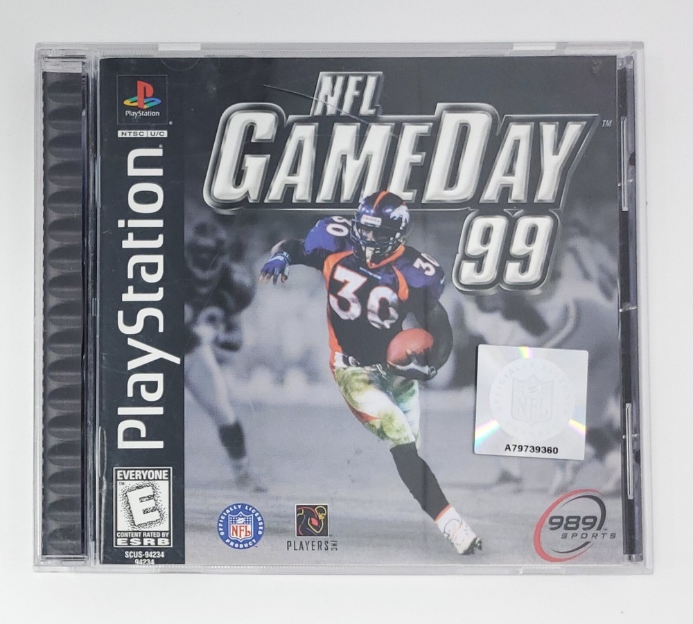 NFL GameDay 99 (Sony PlayStation 1, 1998) Complete (Resurfaced) Tested