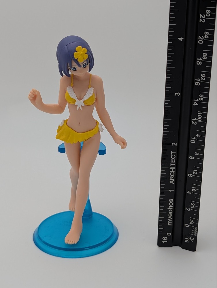 To Love Ru Haruna Sairenji HGIF Figure Swimsuit Yellow Bandai Prize Loose
