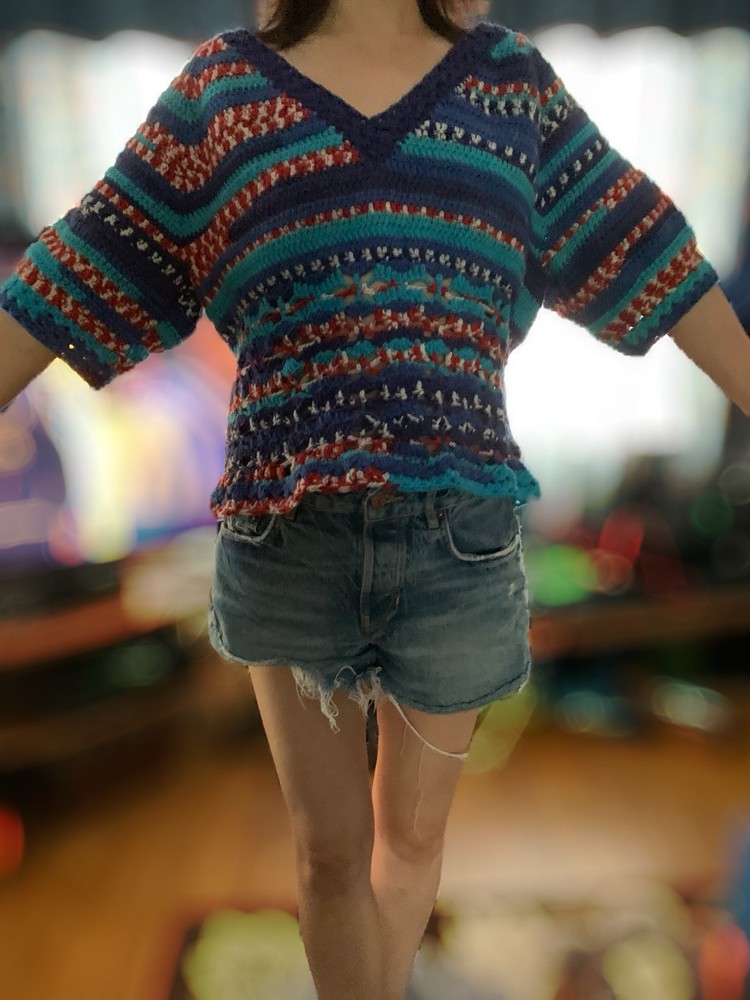 Handmade Crochet Top Size Small