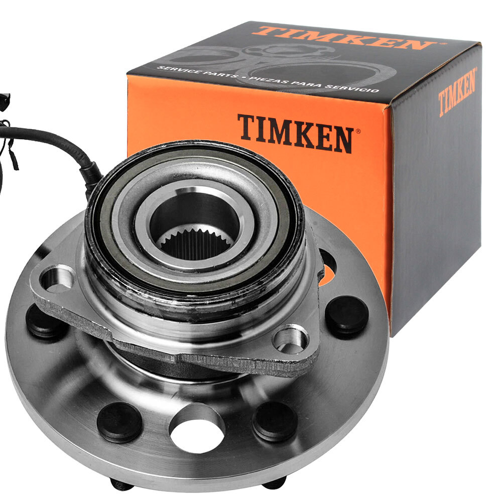 4WD TIMKEN Front Wheel Bearing & Hub Assembly Compatible with 1999-2000 Cadillac Escalade