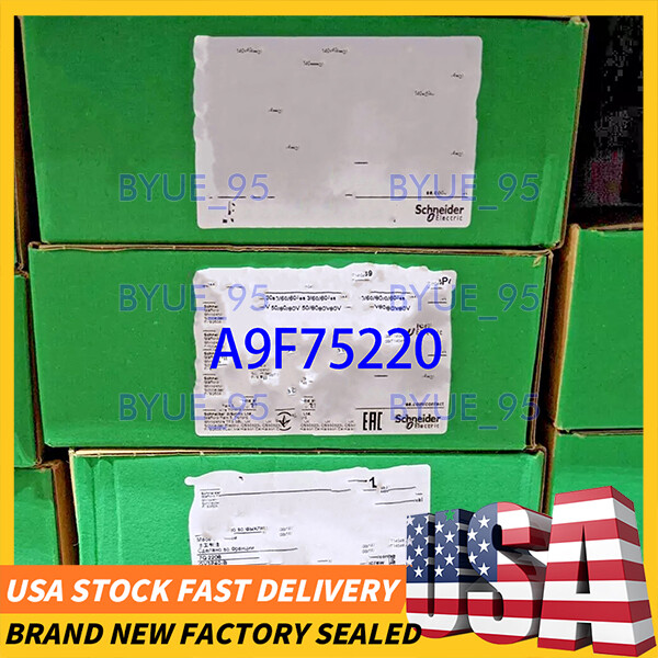 Schneider Electric A9F75220 Circuit Breaker, Acti9 iC60N, 2P, 20 A Fast Ship