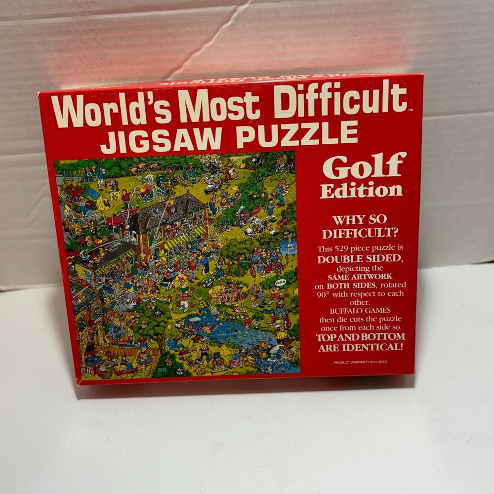 ゴルフパズル世界で最も難しいジグソーパズル529ピース両面完全