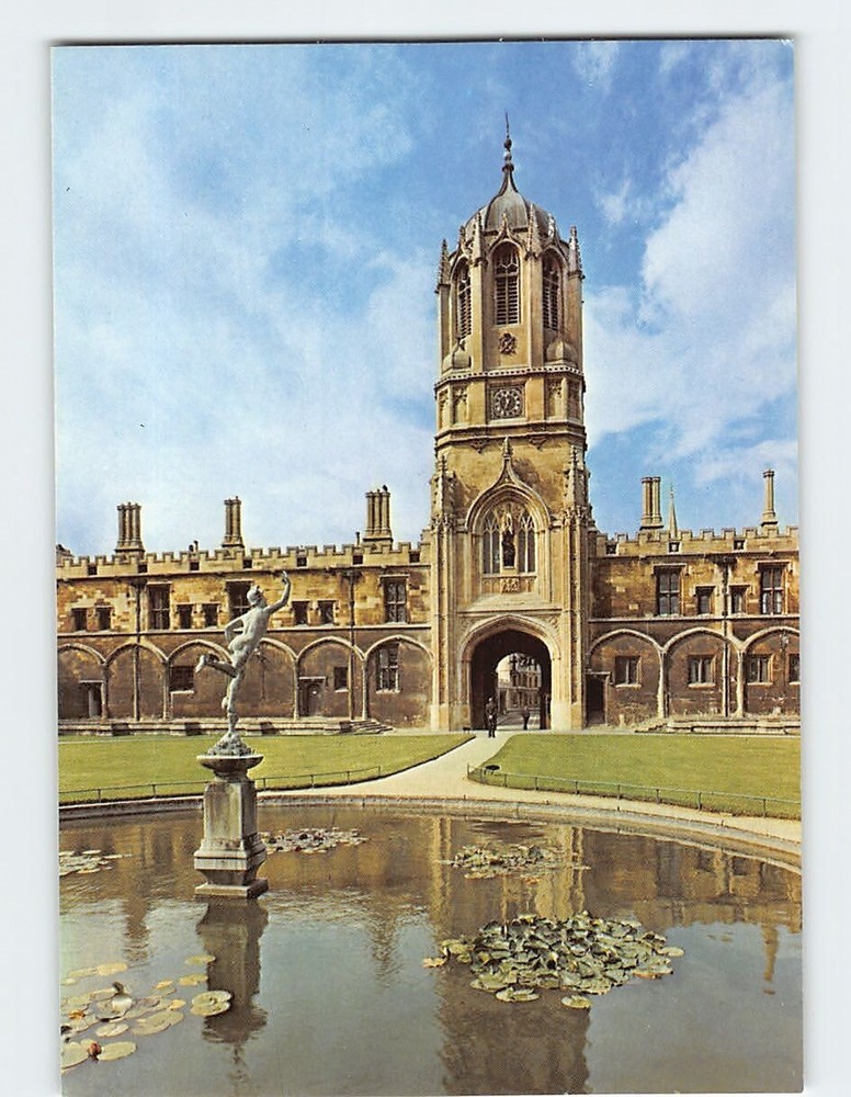 Postcard Tom Tower Christ Church Oxford England
