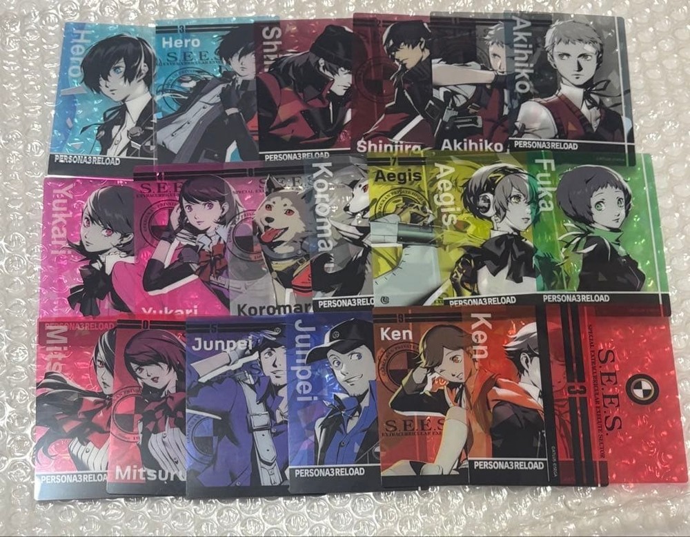 Persona 3 Reload Collection Card Set Unused Complete