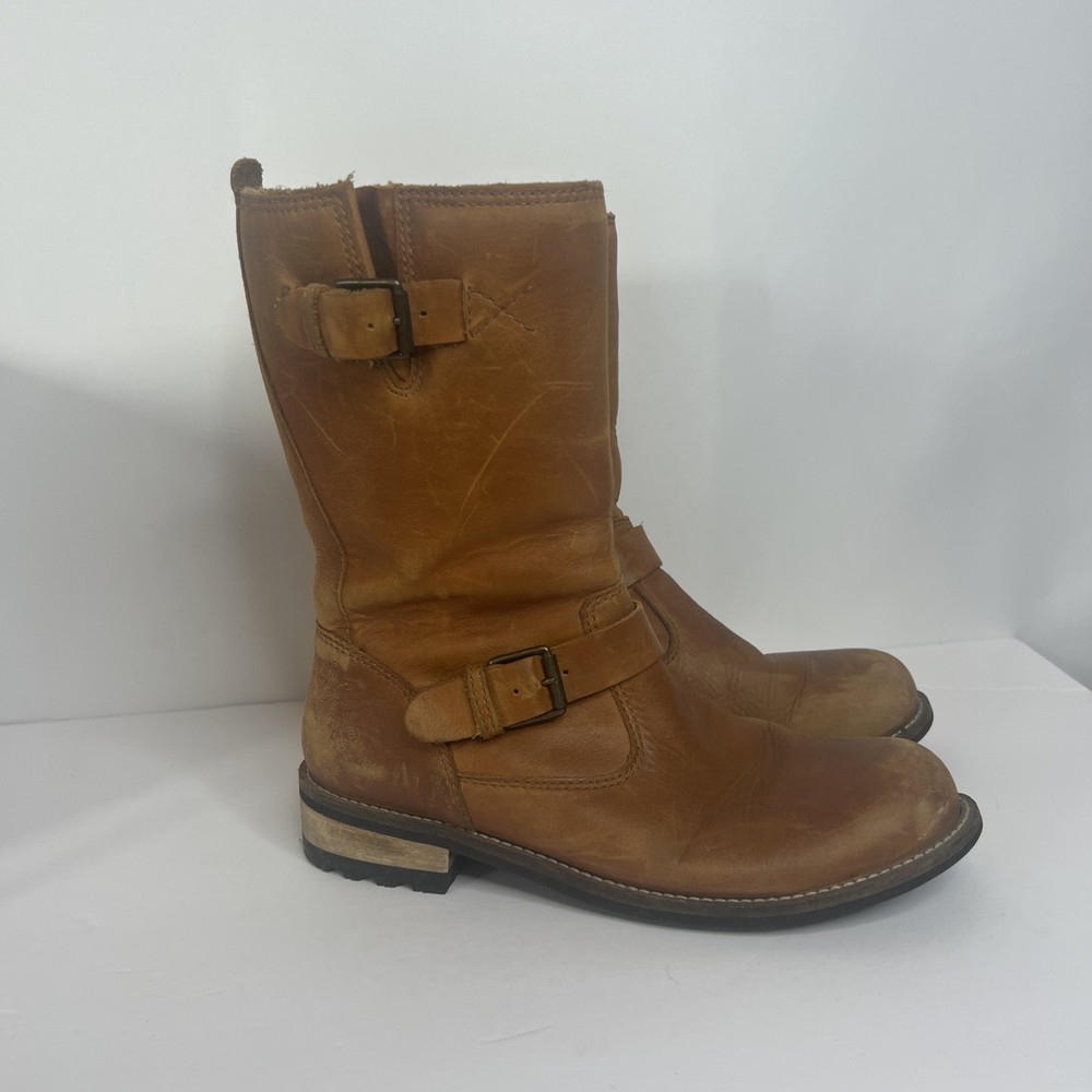 Kodiak Alcona Womens Size 8 Insulated Midcalf  Boots Waterproof Tan Leather Zip