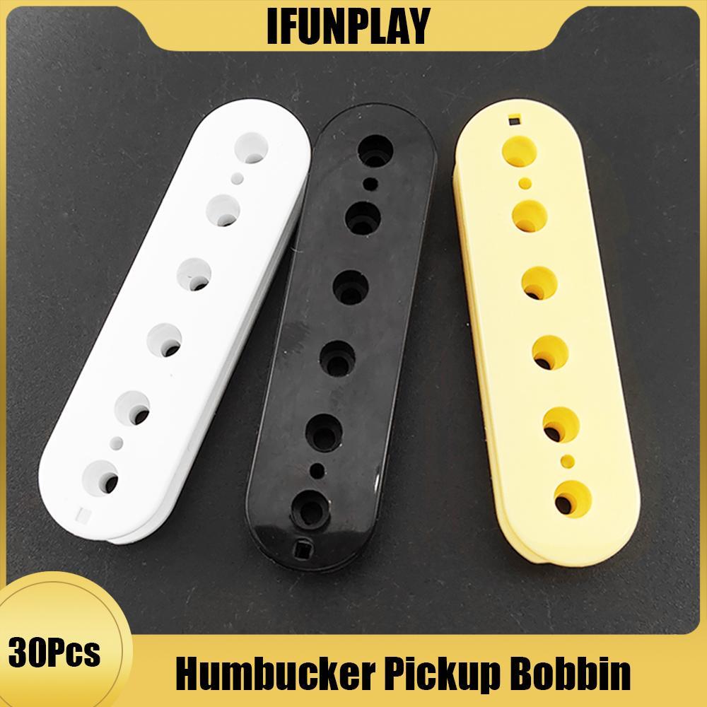 30pcs Abs LP Electric Guitar Pickups Double Coil Pickup Humbucker Slug Bobbin-image