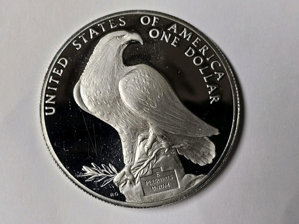 1984 Los Angeles Olympics 90% Silver Commemorative Proof Coin