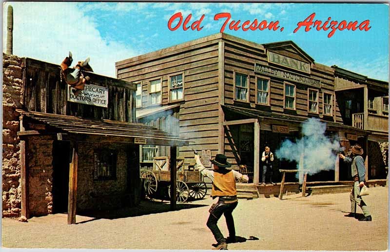 Postcard HISTORICAL SCENE Tucson Arizona AZ m/09 AO8595