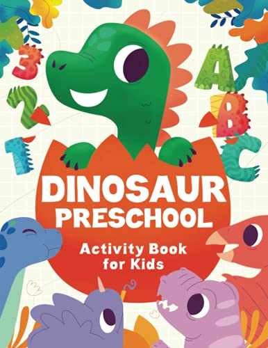 Dinosaur Preschool Activity Book - Paperback, by Trace Jennifer L.; - Very Good
