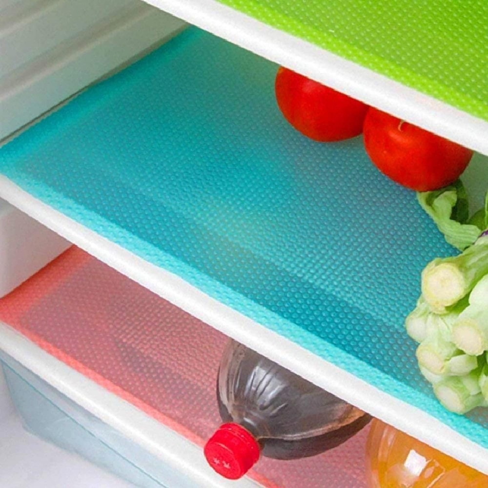 7 PCS Shelf Mats Refrigerator Liners Washable Refrigerator Pads Fridge Mats