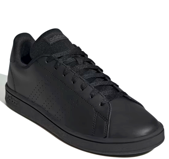 ADIDAS ADVANTAGE BASE SIZE 11 All Black Men's CASUAL WORK WALK SHOES