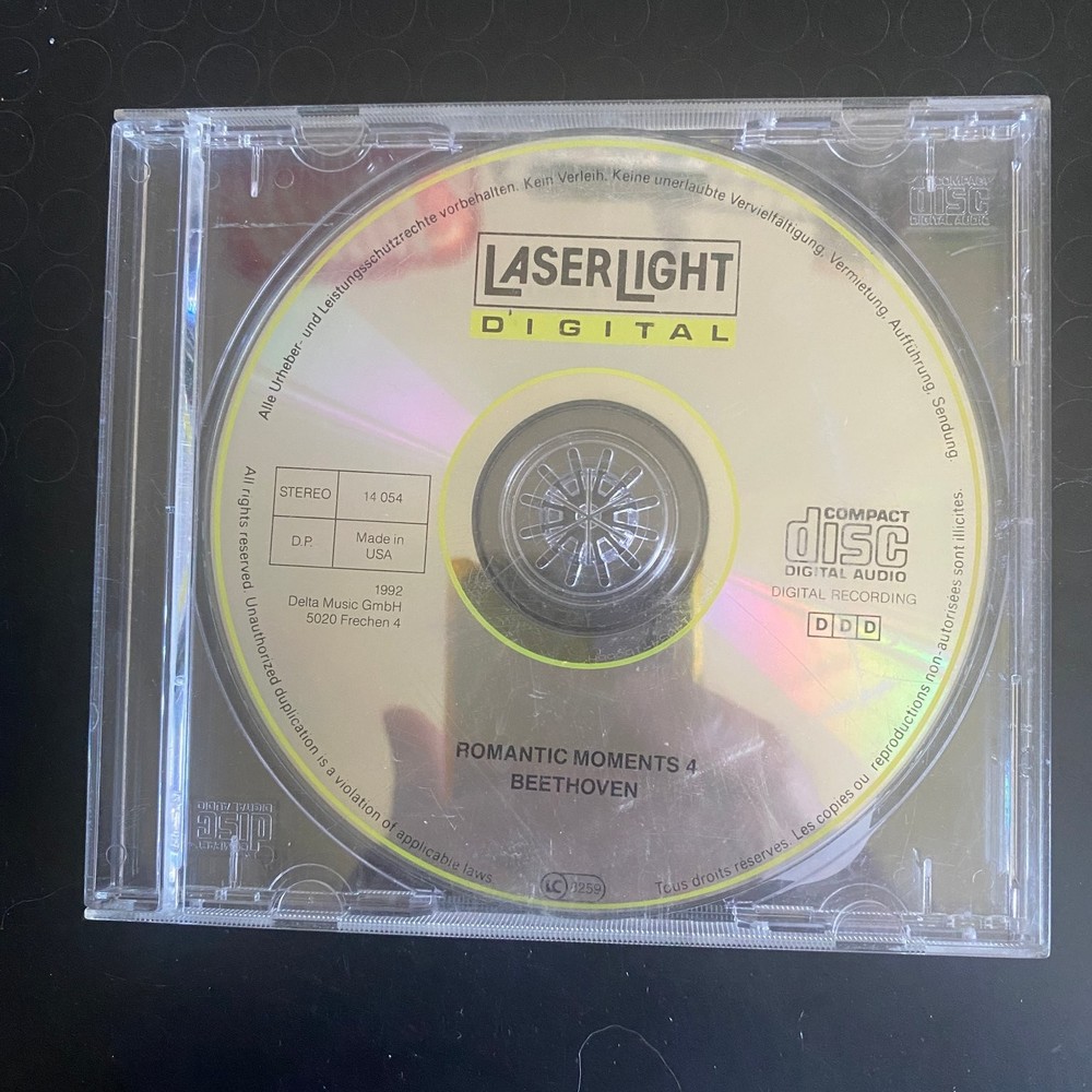 Beethoven – Romantic Moments 4 CD 1992 Classical LaserLight Digital