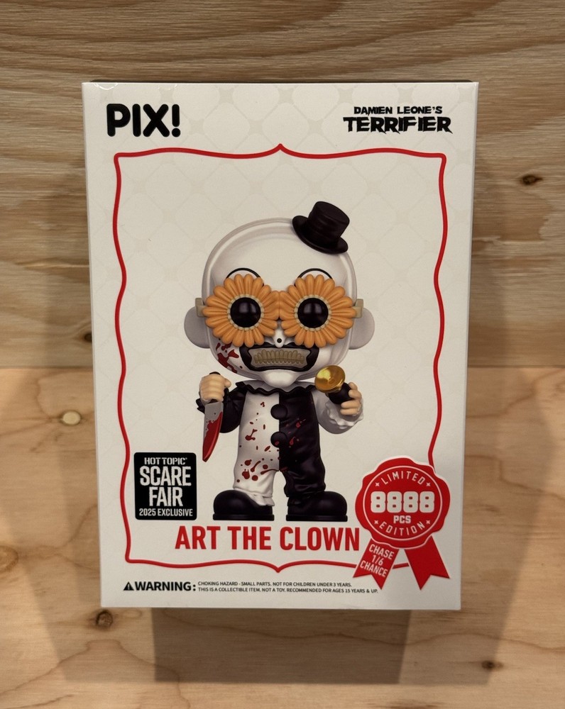 Thrilljoy PIX Art The Clown Terrifier Scare Fair  Hot Topic COMMON