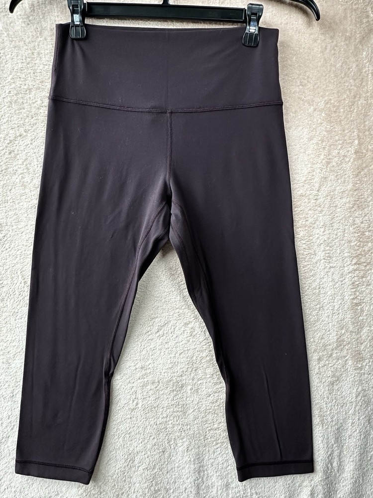 Lululemon Wunder Train High-Rise Crop In Purple Size 10