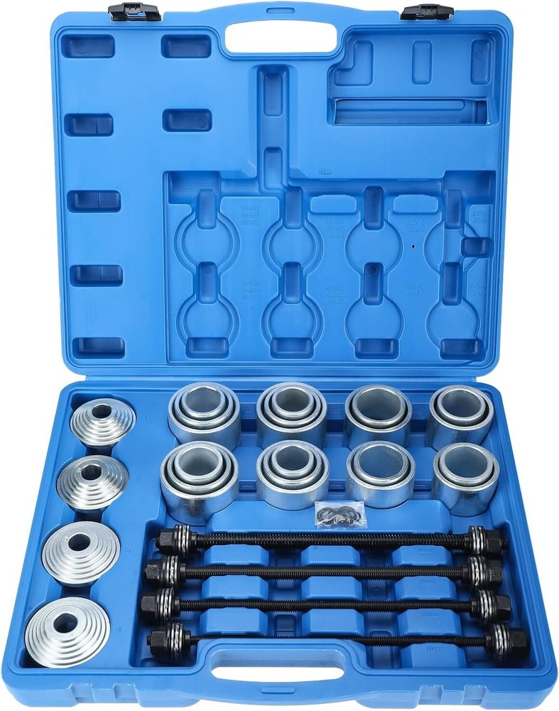 28Pcs Press Pull Sleeve Kit Bush Bearing Removal Installation Tool for Car LCV