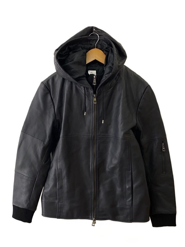 Akm Leather Jacket Blouson/L/Leather/Blk/Plain 21001