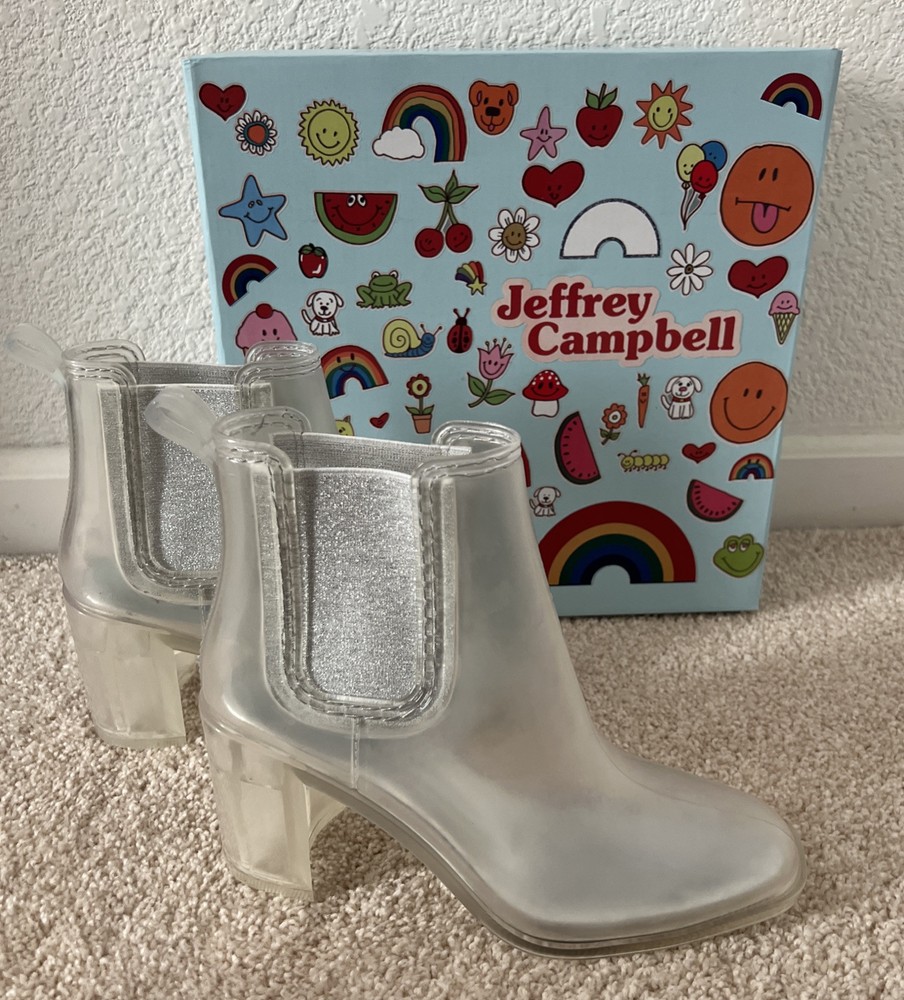 Jeffrey Campbell Rubber Hurricane Rain Boots