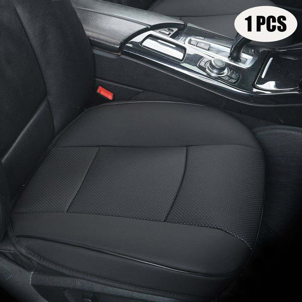 Universal Car Front Seat Cover . PU Leather Pad Chair Cushion Mat Accessories