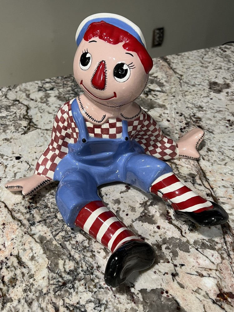 Vintage Handmade Ceramic Raggedy Andy