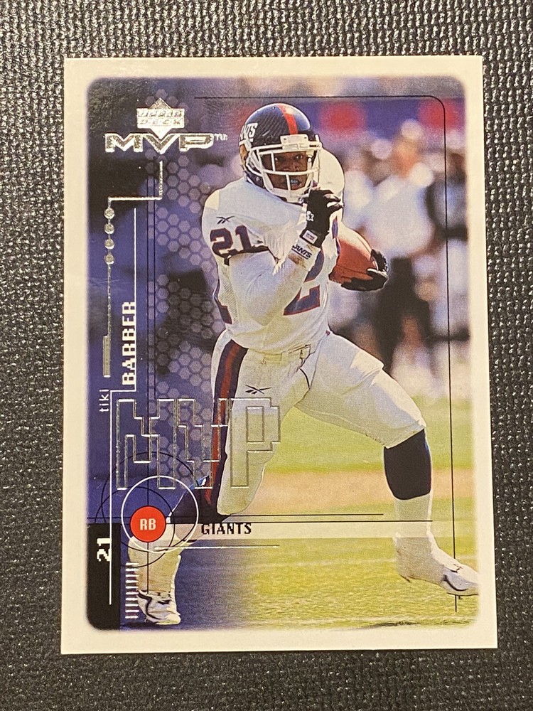 1999 Upper Deck MVP #124 Tiki Barber New York Giants