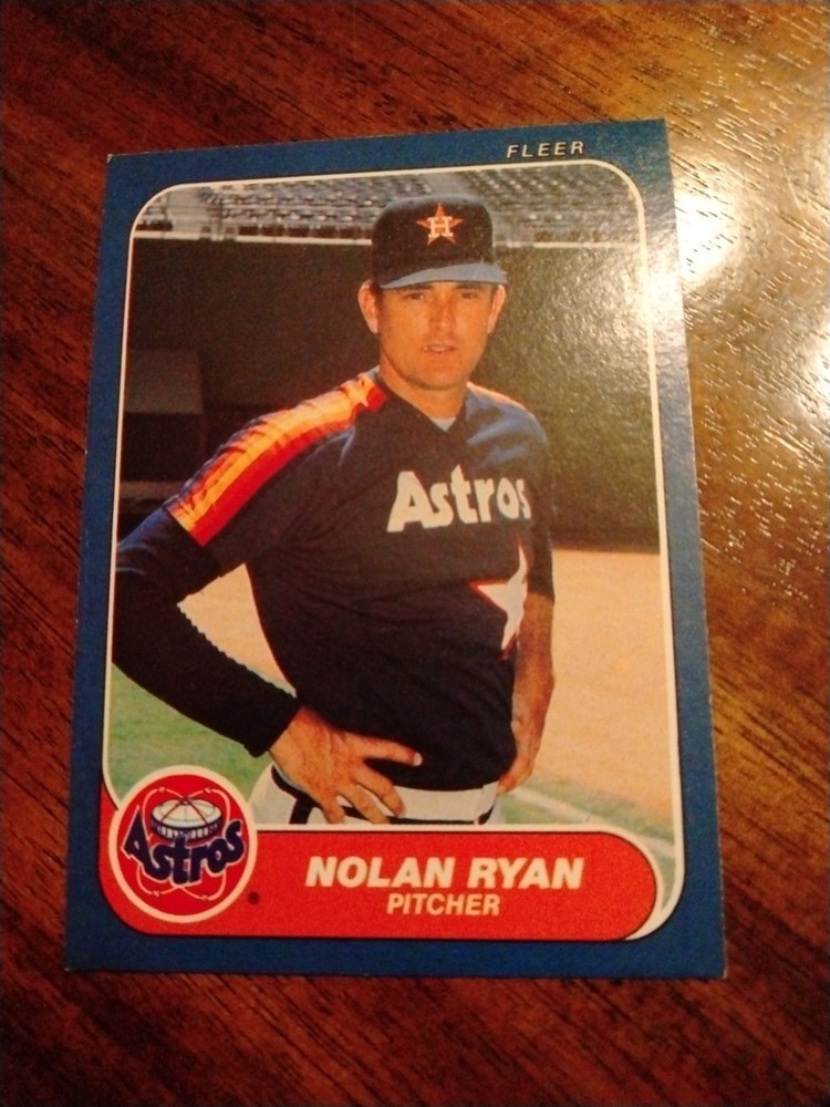 1986 Fleer Nolan Ryan #310 - HOF