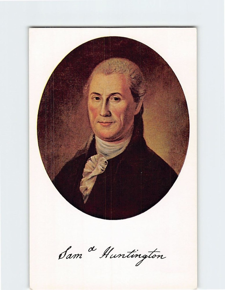 Postcard Samuel Huntington Painting by Charles Willson Peale