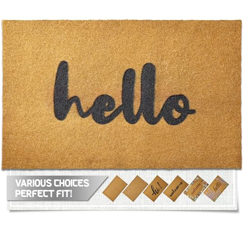 Welcome Doormat – Durable Artificial Coir Outdoor Entrance Mat