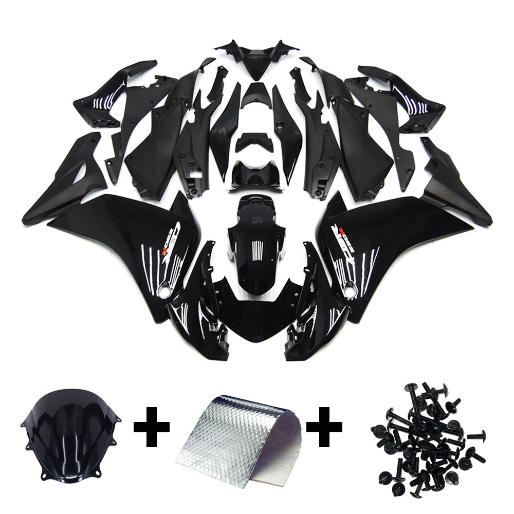 Full Black ABS Fairings for Honda CBR250R 2011 2012 2013 2014 11-14 Bodywork Set