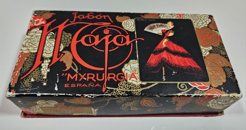Vintage Maja by Myrurgia Jabon Perfume + 2 Bee and Flower Soap Bars