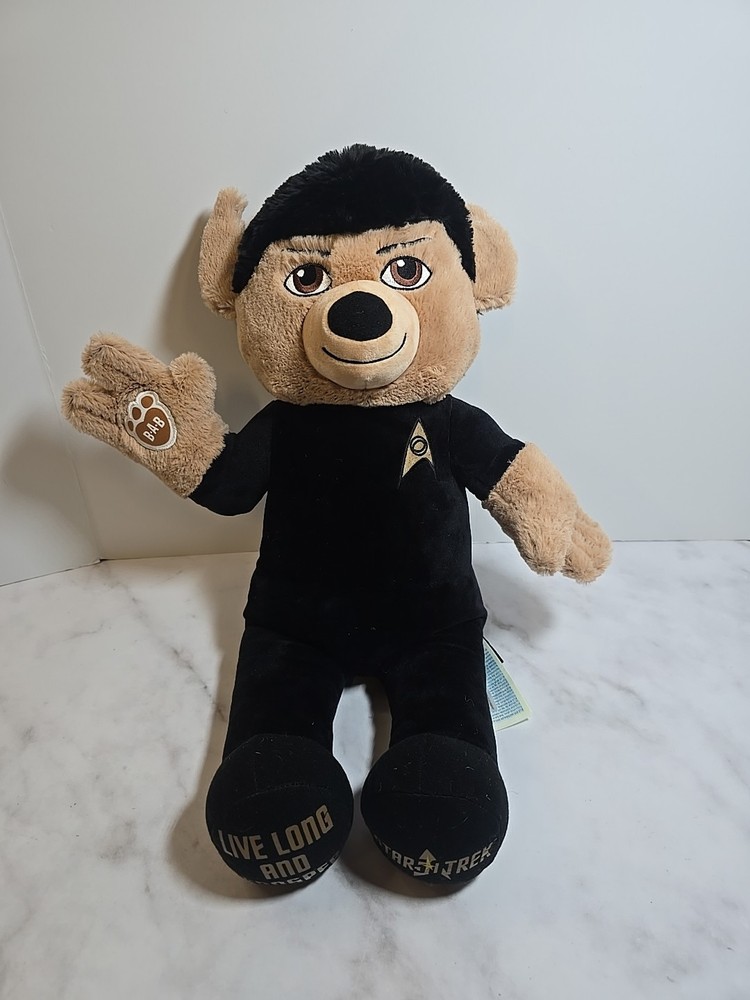 2016 Build a Bear Star Trek Spock Live Long & Prosper 18 inch Plush Exclusive