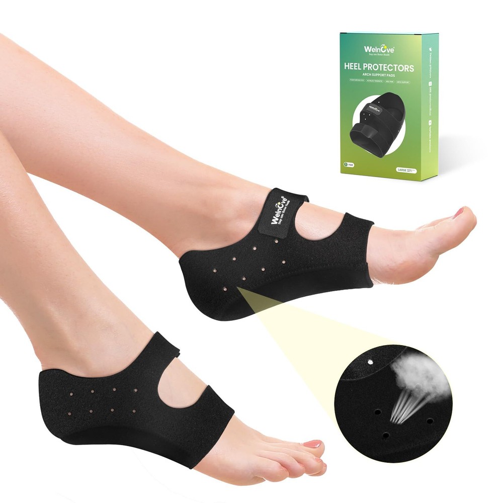 Plantar Fasciitis Heel Protector with Arch Support for Foot Pain Relief