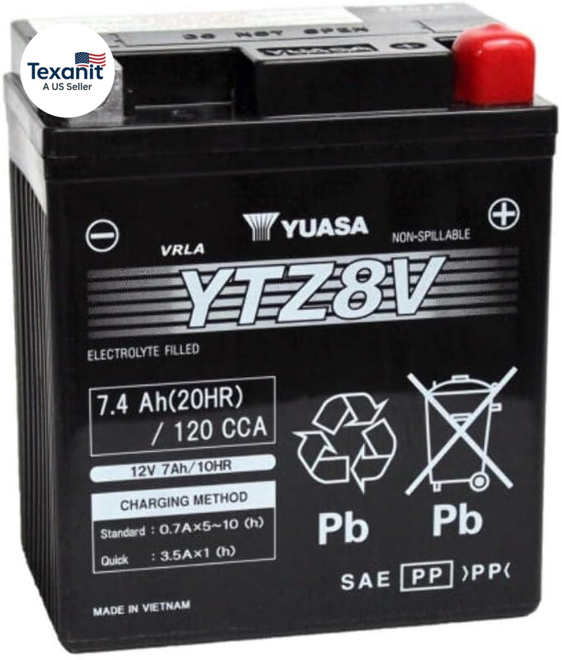 YUAM728ZV YTZ8V Factory Activated YTZ High Performance AGM Battery