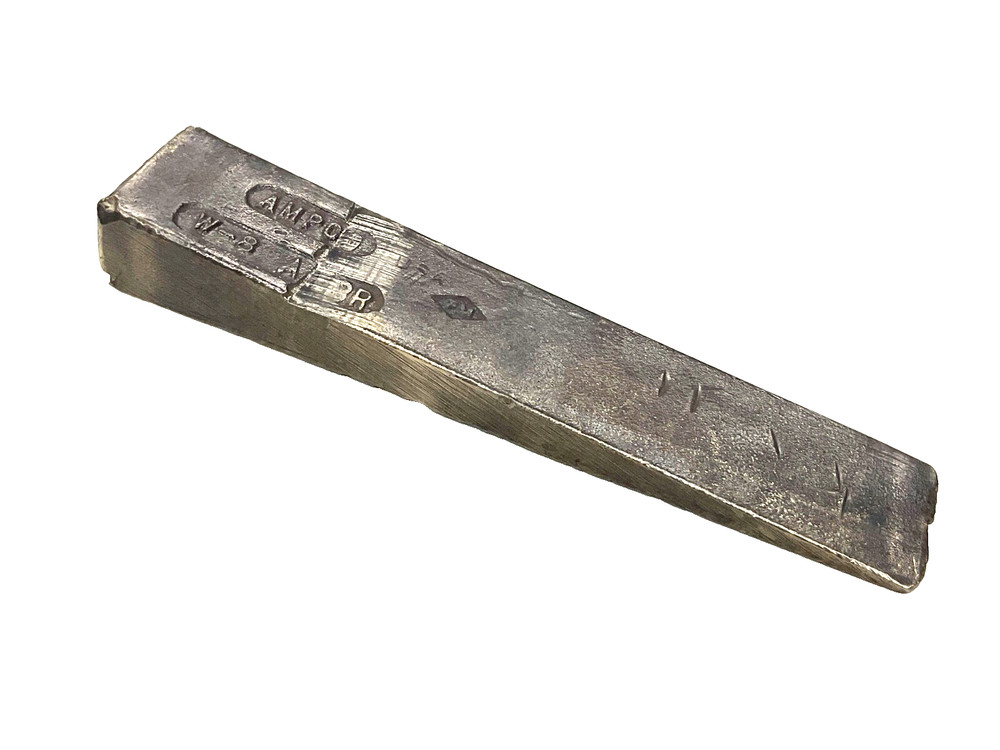 AMPCO TOOLS 1-1/2” x 1” x 8” NON-SPARKING BRONZE WEDGE, W-8, USA