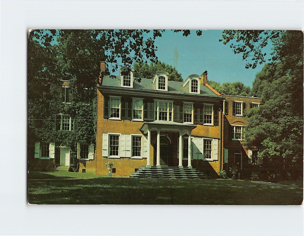 Postcard Wheatland Home of James Buchanan Lancaster Pennsylvania USA