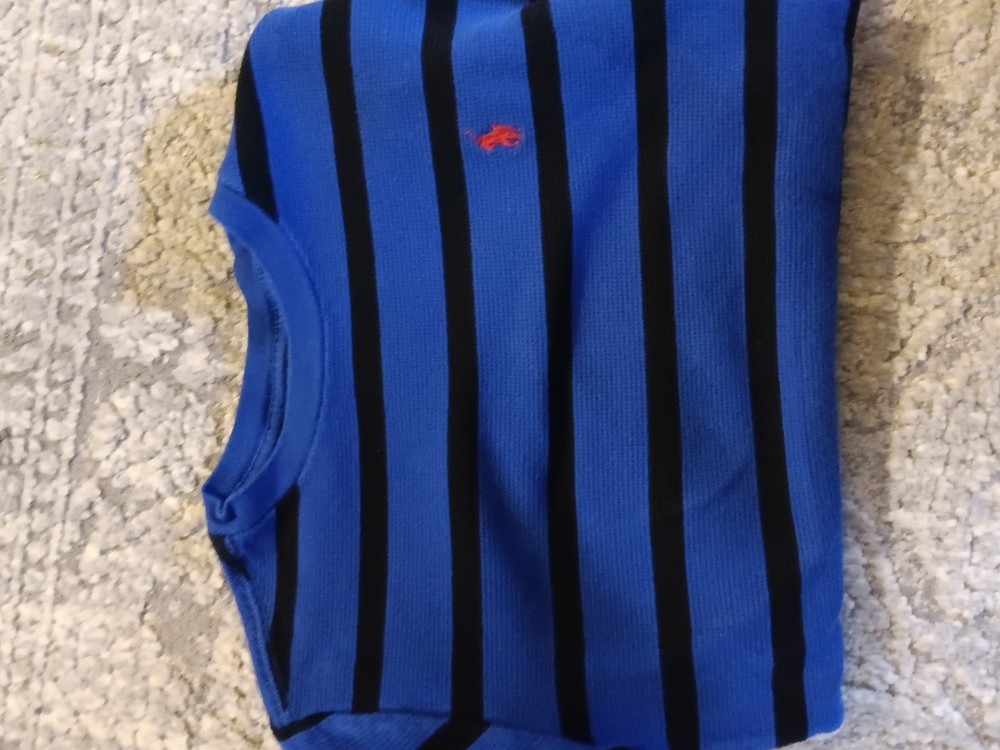 Pre-Owned Polo Ralph Lauren Long Sleeve Boys Shirt Size 10-12 With Red Pony