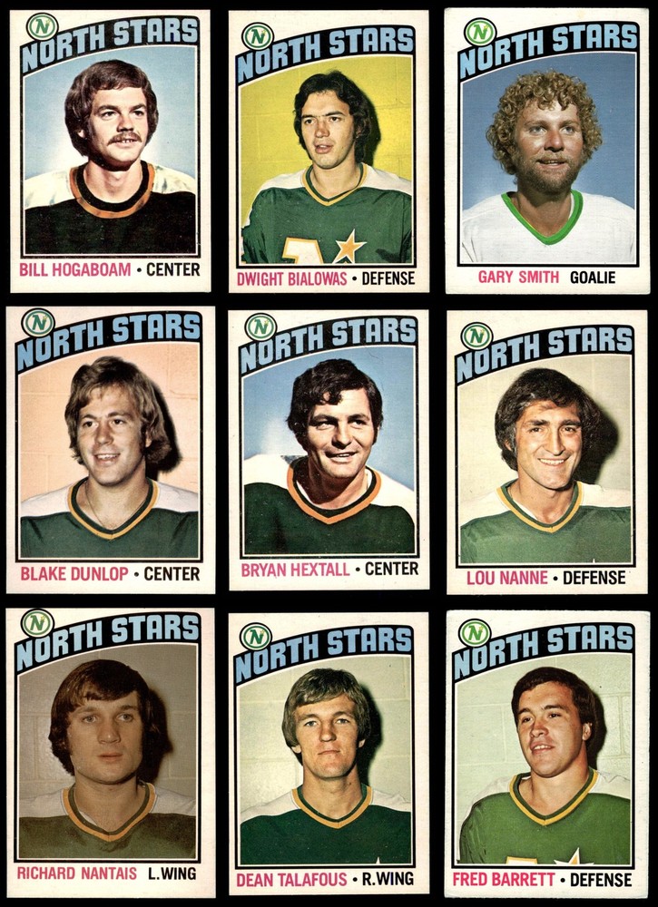 1976-77 O-Pee-Chee North Stars Near Team Set 5 - EX 7179991 (18 / 19 cards)