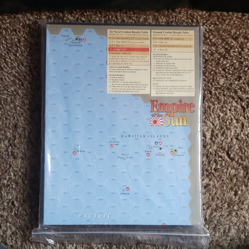 GMT Games Empire of the Sun War Board Game Map Board, 2 Players, Ages 12+