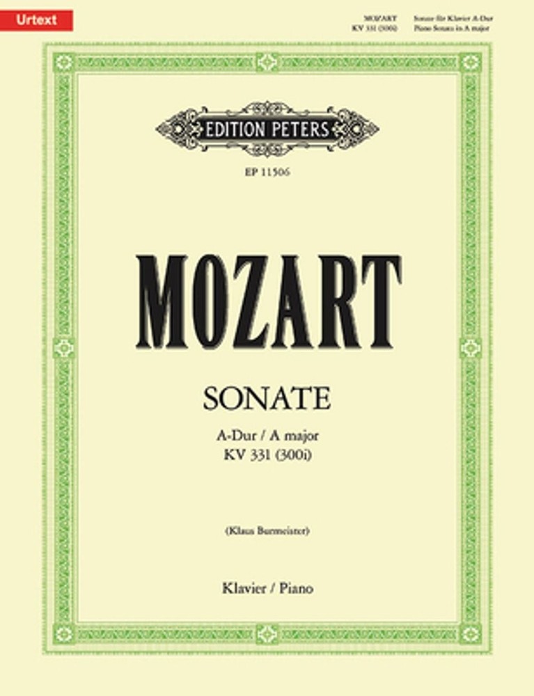 Klaviersonate in A-dur Kv 331 (300i) by Wolfgang Ama Mozart (English) Paperback