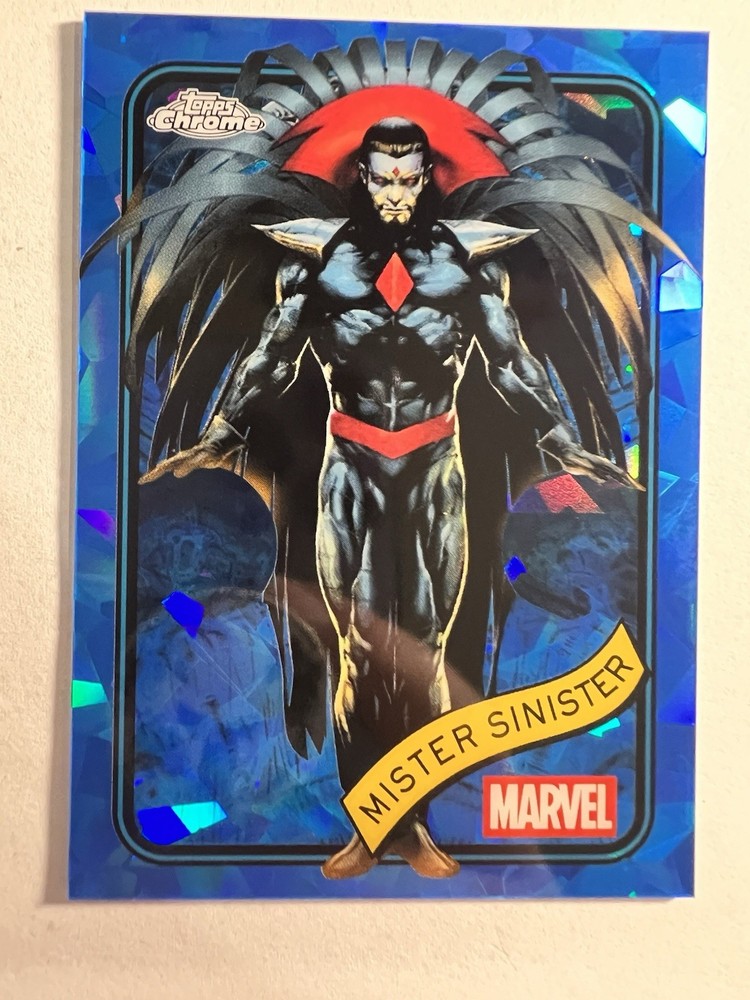 2025 Topps Chrome Marvel Sapphire Mister Sinister 155 Base